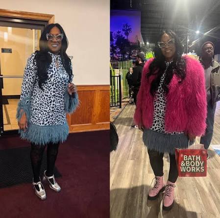 Which shoe looks best? I look forward to wearing this dress with a pair of  boots and short cardigan this fall. 🤗 If you haven't watched the sew along  yet, here's the