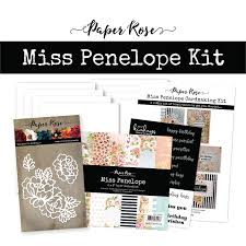 Click to get free rose paper flower template. Miss Penelope Cardmaking Kit 21117 Paper Rose Studio