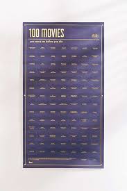 100 Movies You Must See Before You Die Poster Movie Room Decor Theater Room Decor Movies