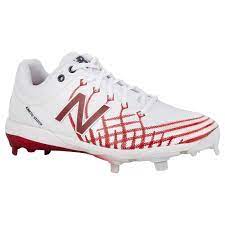 Designed for agility and traction, the nb freeze lx 2.0 is made specifically for lacrosse. New Balance 4040v5 Hero Men S Low Metal Cleats White Red