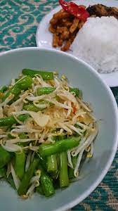 Rumah Makan Djowo Klaten Oseng Buncis Asian Vegetables Morning Food Malaysian Food