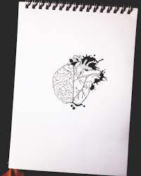 مابين قلب يريد وعقل يرفض between the heart wants and mind refuses رسمي طور فنك رسمتي رسمتي رسمتي المتواضعه كلنا framed wallpaper art tattoo drawings