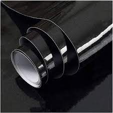 Self adhesive decorative shelf liner. Buy Shiny Black Wallpaper Peel Stick Wallpaper Vinyl Self Adhesive Decorative Film For Shelf Liner Kitchen Countertops Cabinets Furniture 15 8 X 78 8 Online In Turkey B07czbvv68