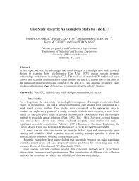 Early on, you have to conduct extensive research and consider an analytical method you will choose to investigate the case. Pdf Case Study Research An Example To Study The Tele Icu