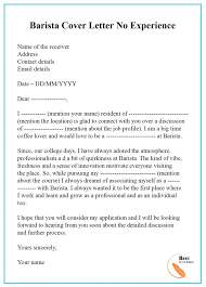 Network administrators often have a large range of technical skills. Barista Cover Letter Template Format Sample Examples Cover Letter Template Cover Letter Example Cover Letter