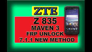 No sim card included for free minutes as mentioned in ad, but not purchased for . Zte Z835 Maven 3 Frp Unlock Google Account Bypass 7 1 1 Copy Account Method For Gsm