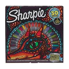 Sharpie Special Collectors Edition Permanent Markers And Dragon Coloring Pages Fine And Ultra Fine Point 30 Count Walmart Com In 2020 Dragon Coloring Page Coloring Pages Sharpie Set