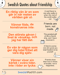 Swedish Quotes About Friendship Swedish Quotes Learn