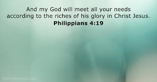 November 23 2020 Bible Verse Of The Day Philippians 4 19 Dailyverses Net