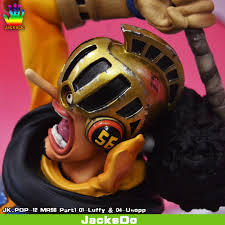 Three male anime characters, son goku, monkey d. Jacksdo Mugiwara 56 Luffy Usopp Vol 1