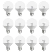 The fixture is finished in brushed nickel which matches most home styles. Ecosmart 60 Watt Equivalent G25 Dimmable Energy Star Clear Led Light Bulb Soft White 3 Pack Fg 02571 The Home Depot Light Bulb Led Light Bulb Led Lights