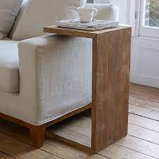 These Side Tables Are Amazing Vertically They Can Rest Over The Sofa Arm Or Horizontally They Can Act As Longer Lowe Sofa Arm Table Furniture Furniture Diy