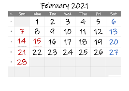 Years with same calendar as 2021. Printable February 2021 Calendar With Notes Betacalender4u