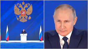 21 апреля в центральном выставочном зале «манеж» владимир путин выступает с посланием федеральному собранию. Pfbv4fuf0mta6m