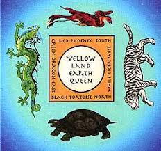 Five Directions North South East West Fifth Element Green Led