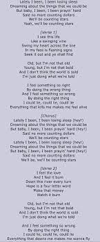 Onerepublic Counting Stars Part1 Counting Stars Lyrics Music Quotes Lyrics One Republic Lyrics