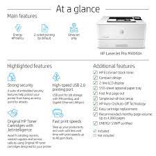 Download the driver, and then use the microsoft add printer tool to install it. Download Driver Hp M404 Hp Sales Central