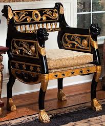 Ancient Roman Furniture Ancient Roman Throne Chair Hand Carved Egyptian Furniture Furniture Chair