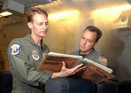 United States Air Force (USAF) KC-10 Extender pilot Captain (CAPT) Brian  Bernett and co-pilot