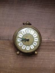 Vintage Alarm Clock Blessing West Germany Wind Up Travel Alarm Clock Vintage Small Wind Up Clock Collectible Shabby Chic Tiny Clock Vintage Alarm Clocks Vintage Clock Travel Alarm Clock