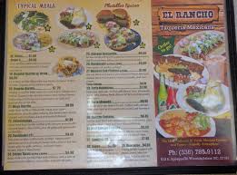Restaurant menu, map for taco rico taqueria located in 27107, winston salem nc, 631 east sprague street. El Rancho Taqueria Menu In Winston Salem North Carolina Usa