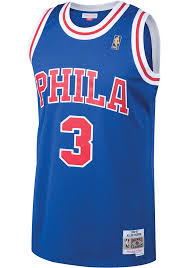 Born june 7, 1975), nicknamed the answer and ai, is an american former professional basketball player. Allen Iverson Mitchell And Ness Philadelphia 76ers Blue 1996 1997 Jersey 56500334