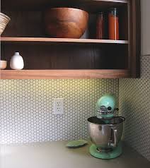 Browse Diy Archives On Remodelista Penny Round Tiles Kitchen Tiles Backsplash Penny Tiles Kitchen