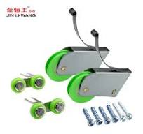 Factory Furniture Hardware Total Solution OEM ODM Wardrobe Sliding Door  Roller Pulley Wheels Galvanized Metal Iron Steel Plastic Nylon Pully