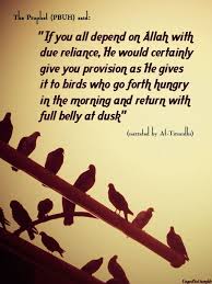 Birds Chirping In The Morning Islam Quotes About Tawakkul Complete Reliance Upon Allah Islamic Quotes By Topic In 2020 Islamic Quotes Spiritual Quotes Quran Quotes