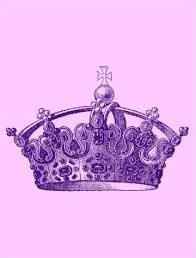 Royal Purple Crown Postcard Zazzle Com Purple Crown Purple Vibe Purple Time