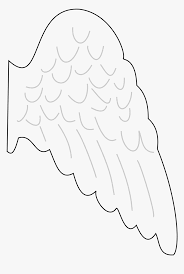 Stencil patterns stencil art applique patterns stencil templates pallette feather crafts seahorse crafts free stencils angel wings. Angel Wing Drawing Clip Art Angel Wing Template Printable Free Hd Png Download Kindpng