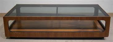 Find a great selection of wood coffee tables, metal accent tables, storage tables & more. Lot Lane Mid Century Modern Walnut Smokey Glass Top Coffee Table