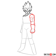 Drawing tricks learn drawing manga drawing drawing tutorials learn to draw dbz goku tattoo portfolio step by step drawing. How To Draw Vegeta Dragon Ball Anime Sketchok Easy Drawing Guides
