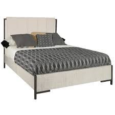 Create a dreamy guest or master bedroom with the alpine furniture lorraine storage footboard platform bed. Hekman Furniture Sierra Heights Antique White Beachy Modern Queen Upholstered Bed Frame With Headboard Footboard Overstock 24230280