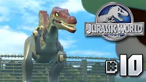 full jurassic park 3 segment jurassic world lego game ep10 youtube
