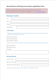For example, if your annual leave year matches the financial year from april to march, select april as the starting month. Annual Vacation Leave Letter Templates At Allbusinesstemplates Com
