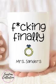 Engagement Mug Funny Engagement Gift Funny Wedding Gift Engagement Gift Idea Engaged Mug Bride Best Friend Engagement Gift Wedding In 2020 Funny Wedding Gifts Funny Engagement Gifts Gifts For Engaged Friend