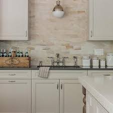 It looks simple, tidy, and clean. Tan And Orange Brick Kitchen Backsplash Tiles Design Ideas