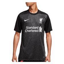 Das heim trikot des fc liverpool präsentiert sich auch dieses jahr wieder in einem kämpferischen rot. Nike Liverpool Fc Herren Torwart Trikot 2020 21 Dunkelgrau Weiss Fussball Shop