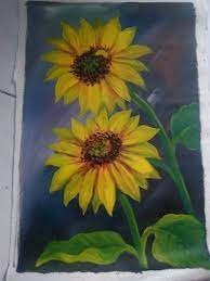 Sketsa bunga matahari merupakan sketsa yang banya digambar oleh seniman. Jual Promo Lukisan Bunga Matahari Di Lapak Lema Shop Bukalapak