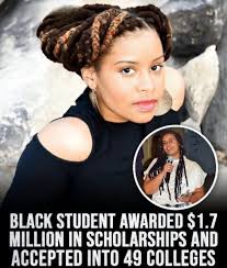 Jada Jerrelle Brown, from New Orleans, accepted to 141 colleges, earns $5M  in scholarships, breaking records.
