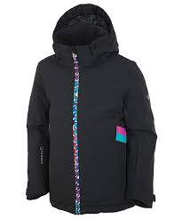 girls bethany waterproof insulated stretch jacket