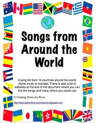 Music Around The World Passports Posters Bulletin Boards And Songs Social Studies Middle School Around The World Theme 6th Grade Social Studies