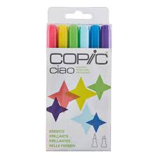 He wiped off his tears. Copic Ciao Set Of 6 Assorted Cult Pens