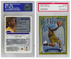 1996 collector's edge rookie rage #6 kobe bryant. Sell A 1996 Finest Kobe Bryant 269 Psa 10 At Nate D Sanders Auctions