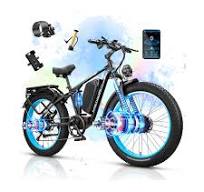 Amazon.com : MENORX Dual Motor Electric Bike,26"x4"Fat Tire ...