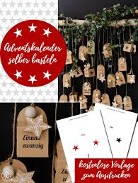 Kostenlose Vorlagen Zum Ausdrucken Fur Adventskalender Zum Befullen Mit Video Anleitung Adventskalender Selber Basteln Adventskalender Basteln Adventkalender
