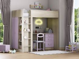 Кровать-чердак Теремок 3 купить в Москве | Фабрика Формула Мебели