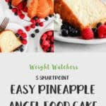 Pineapple Angel Food Cake Weight Watchers Pointed Kitchen