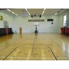 Some players avoid outdoor courts all together due to the difficulty of basketball courts played indoor or outdoor have many different benefits that can impact your game in different ways. Wooden Indoor Basketball Court Flooring Size Area 94 X50 Feet Rs 260 Square Feet Id 14391318562